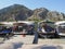 Boats in Harbour, Dalyan Turkey.