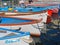 Boats at harbour of Garda lake