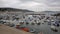 Boats in the harbour Lyme Regis Dorset England UK English south coast