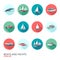 Boats Icons Set