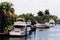 Boats intercoastal in Florida