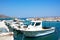 Boats in Kalyves harbour, Crete.