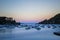 Boats on a lake