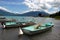 Boats on Lake Annecy