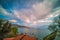 Boats on a Lake Ohrid