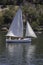 Boats on lake sailing navigation Perth Australia nice