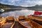 Boats at Lake Titisee in the Black Forest