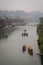 Boats on the Li river in Fenghuang Town, China