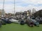 Boats in Limehouse Basin, London, UK