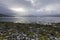 Boats on loch hourn on Isle of Skye