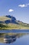 Boats on Loch leathann with the old man of storr