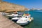 Boats in Mandraki port of Rhodes