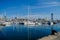 Boats in a marina docked