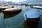 Boats in marina at Iseo, Lombardy, Italy