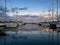 Boats in the Marina.LA SPEZIA, ITALY - JUNE 13, 2018.