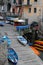 Boats in the marina of Manarola