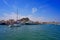 Boats in marina port of Denia in Spain