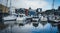 Boats in marina, Torshavn, Streymoy Island, Faroe Islands