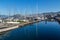 Boats in the marina of Vigo