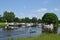 Boats in marine in river Oude IJssel