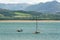 Boats in the Menai Strait and Snowdonia in the background - 3