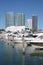 Boats at Miami Bayside Marina