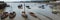 Boats in Minehead harbour Somerset England uk in summer with blue sky on a beautiful day