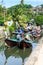 Boats moored in the canal behind Bang Tao beach