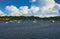 Boats moored at Greenwich Harbor