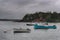 Boats Moored in Lobster Fishery Wharf