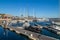 Boats moored in Marina de Oeiras