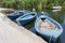 Boats moored in the Neretva delta in Croatia.