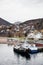 Boats Moored on the Ornes Quayside in Norway