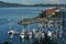 Boats moored at Sutera Harbour Kota Kinabalu Malay