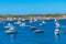 Boats mooring at Geordie bay at Rottnest island in Australia