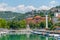 Boats mooring at Mrtvi kanal in Rijeka, Croatia