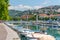 Boats mooring at Mrtvi kanal in Rijeka, Croatia