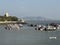 Boats in Mumkbai Harbor, near Gateway of India