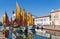 Boats museum in Cesenatico, Emilia Romagna, Italy