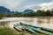 Boats in Nam Song river