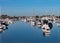 Boats in Newport Beach Harbor California