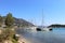 Boats in Nidri on Lefkas