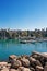 Boats in the old town harbor of Kaleici Antalya Turkey