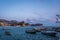 Boats in Petrovac Bay marina