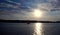 Boats at polish Mazury lakes in summer