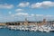 Boats in the port of Camaret in Crozon peninsula, Finistere Brittany France