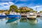 Boats In The Port And Chateau-Cassis,France