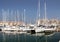 Boats in the port of Gibraltar