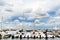 Boats in the port of Ostuni, Apulia, Italy