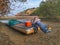 Boats on Qurum Mangrove beach, Muscat